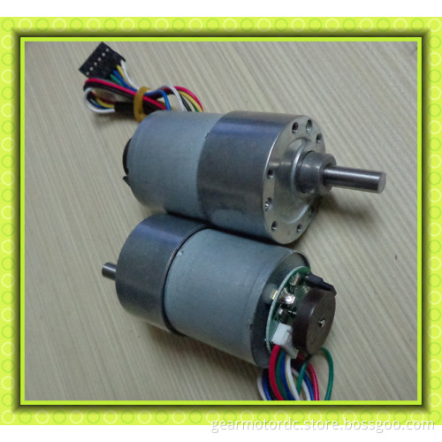 low rpm encoder 24v gear motor with mini dc gearbox